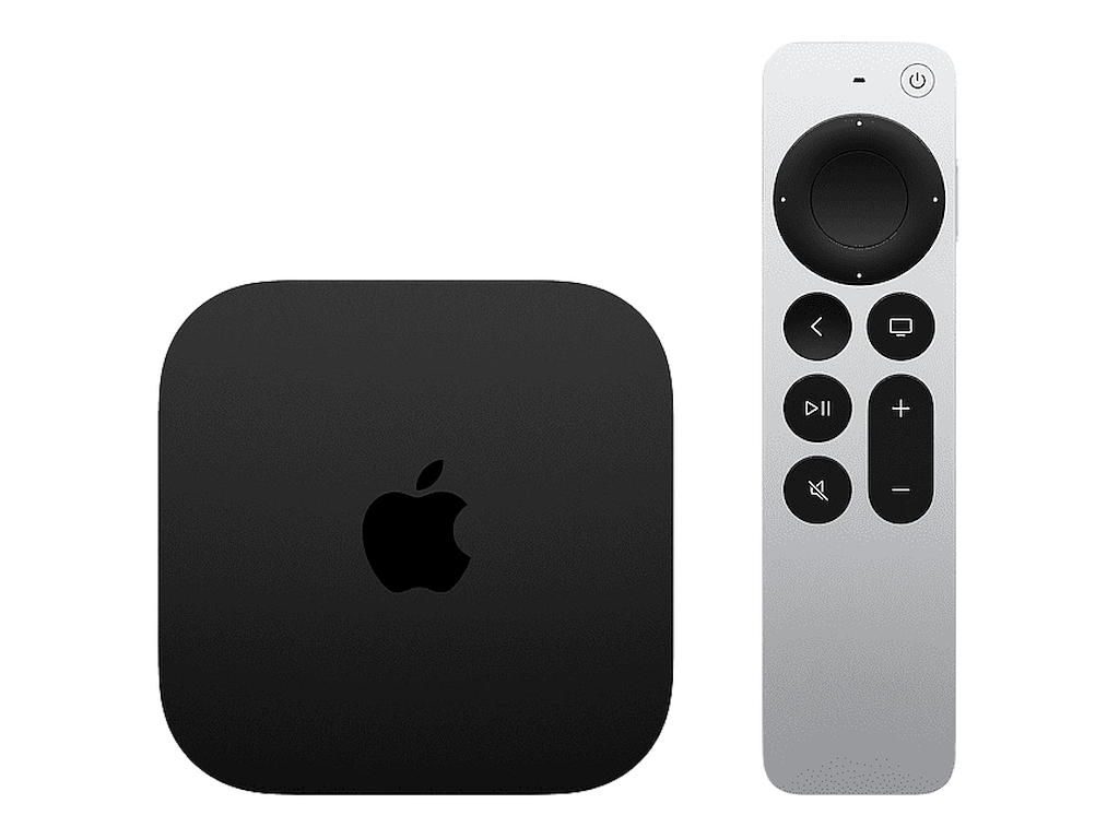 Apple TV 4K (Wi-Fi + Ethernet) - 3. generation - AV-afspiller - 128 GB - 4K UHD (2160p) - 60 fps - HDR