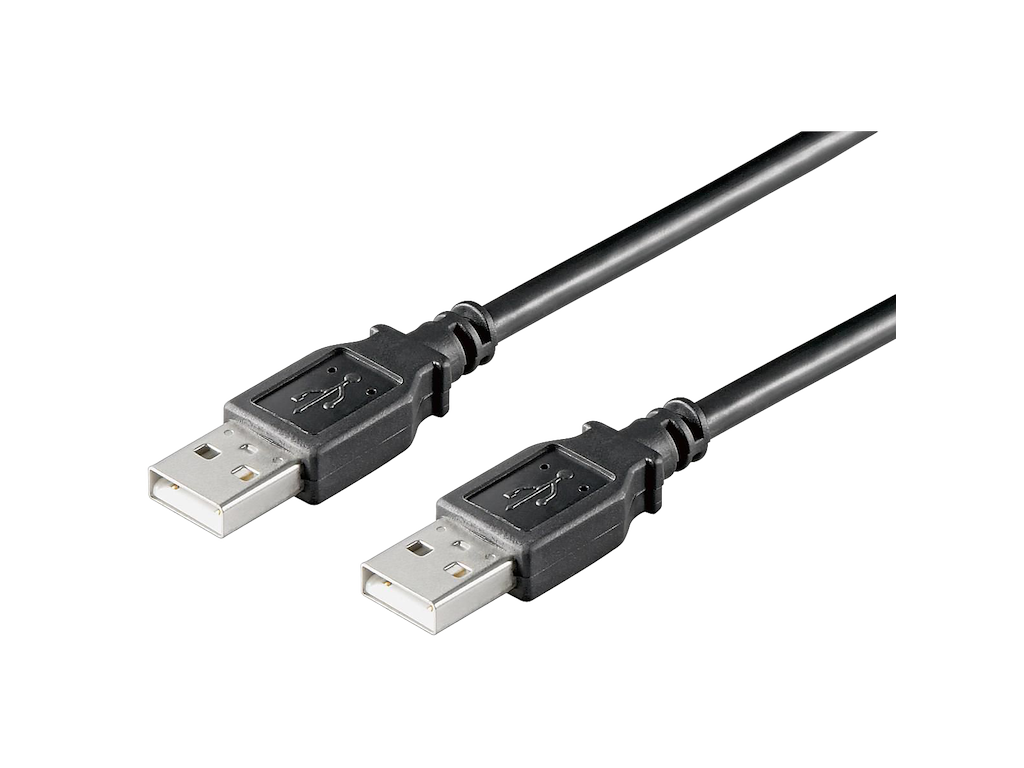 USB2.0 A-A 5m M-M, Black, Hi-Speed cable
