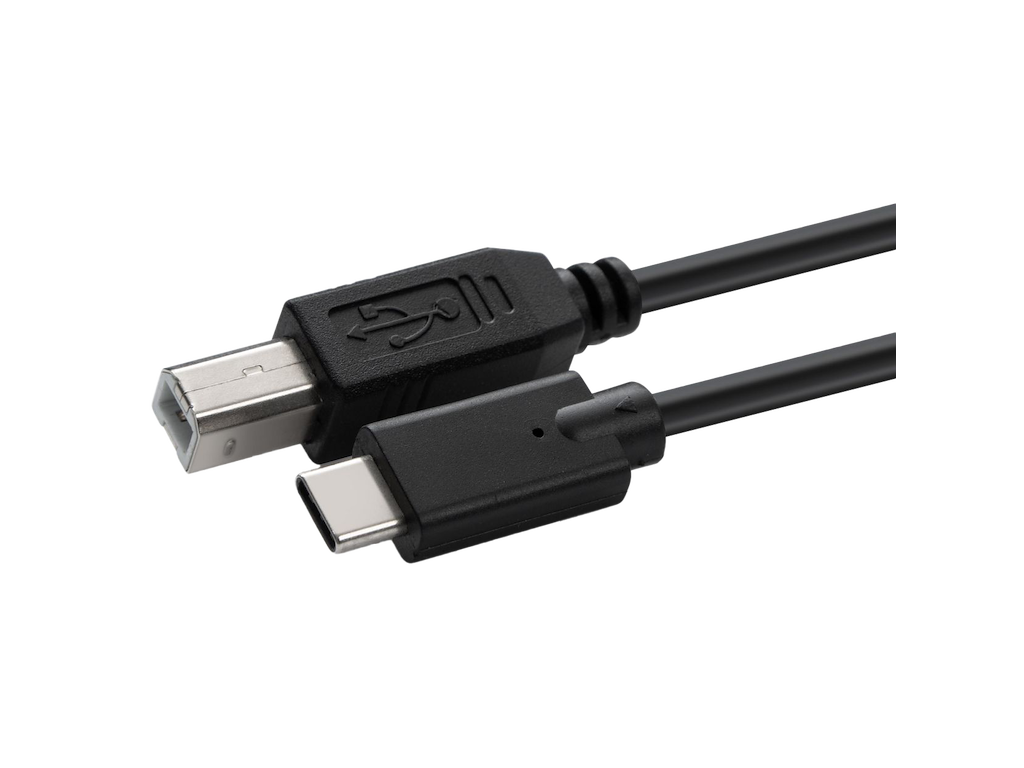Kabel, USB-C til USB B 2.0 (printer) - 1,8 M - MicroConnect