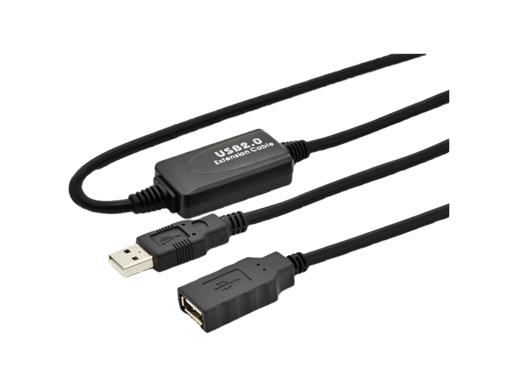 Kabel, USB aktiv Forlænger - 5 M - MicroConnect 