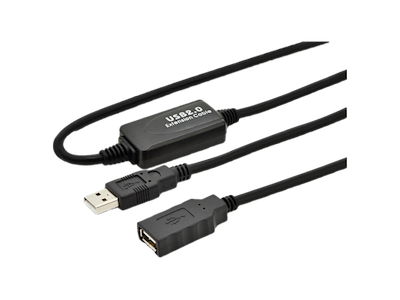 Kabel, USB aktiv Forlænger - 5 M - MicroConnect 