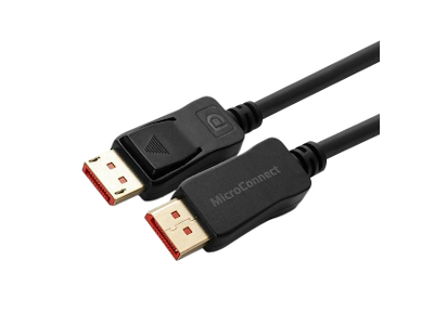 Kabel, Displayport 1.4 - 3 M - MicroConnect - 8k@60Hz, 4k@144Hz, 1080p@240Hz