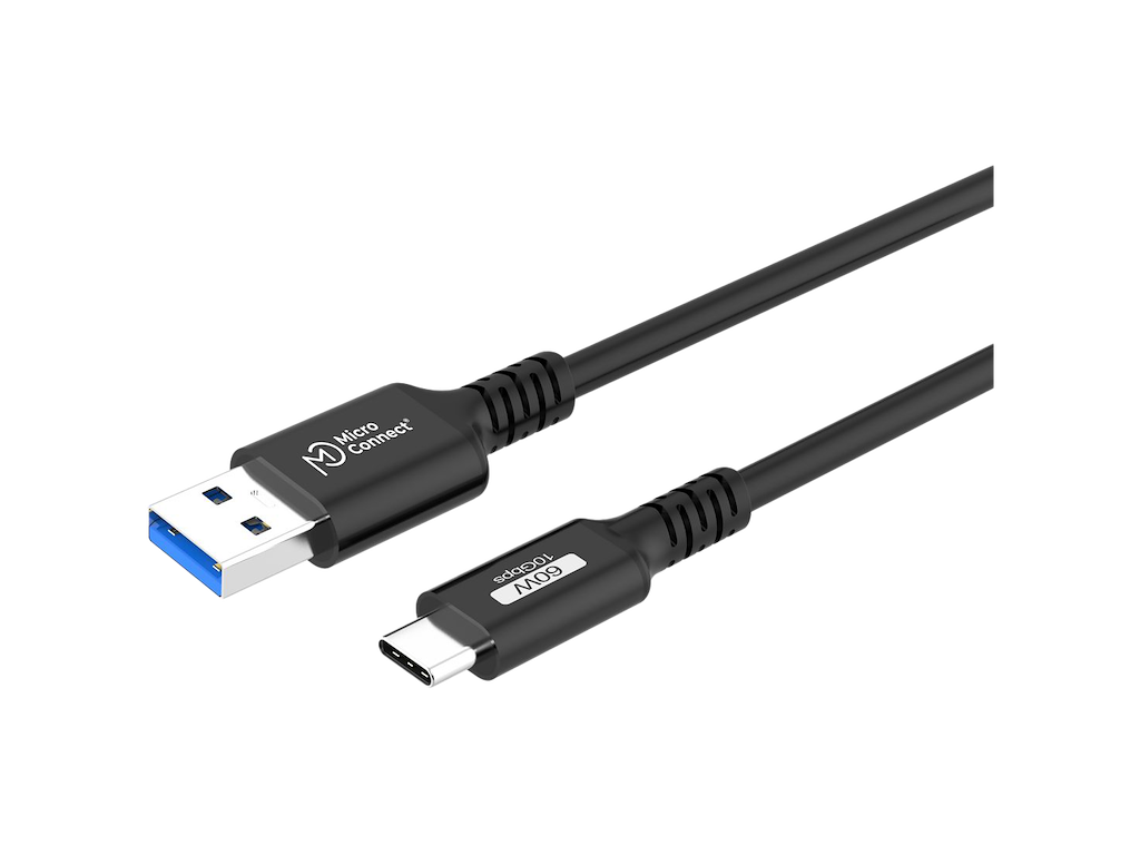 Kabel, Premium USB-C til USB-A - 1m - MicroConnect - 10 Gbps - 60W